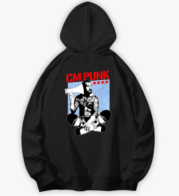 CM Punk - Oversized Hoodie - Image 2