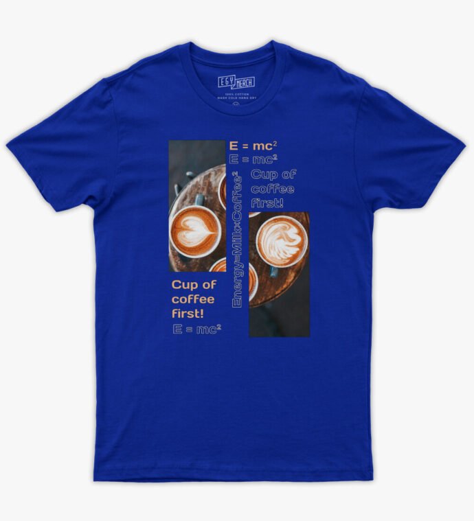 Energy = Milk × Coffee ² ☕ - Tshirt - Image 7
