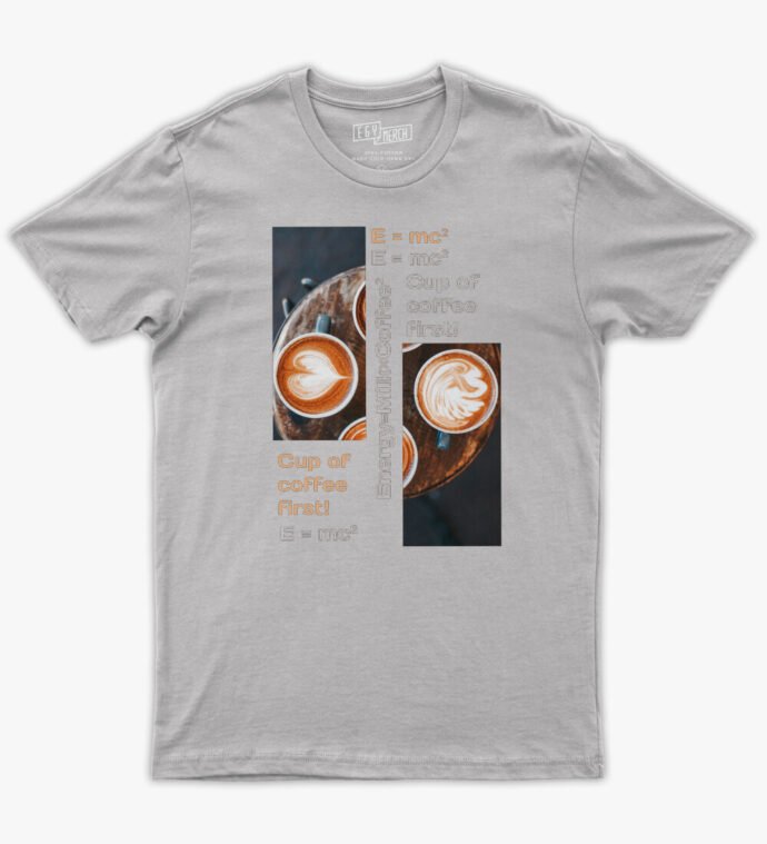 Energy = Milk × Coffee ² ☕ - Tshirt - Image 9