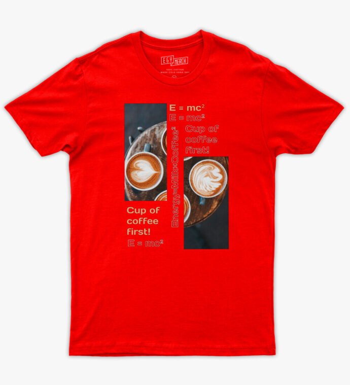 Energy = Milk × Coffee ² ☕ - Tshirt - Image 5