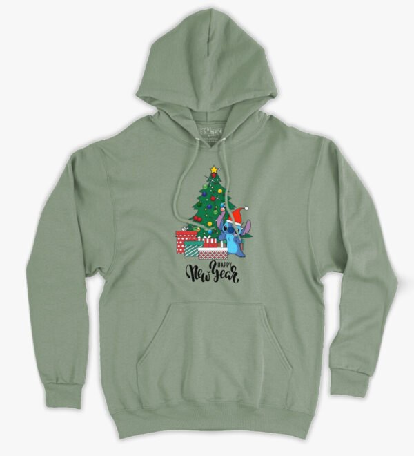 Stitch Merry Christmas - Classic Hoodie - Image 5