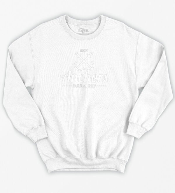 anchors white - Classic Sweatshirt - Image 7